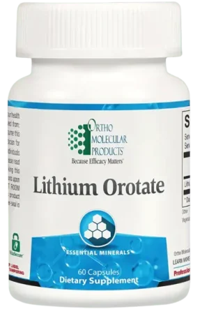 Trusted Brand Lithium Orotate - 60 Capsules