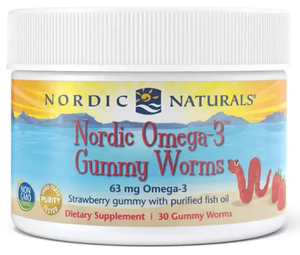 Nordic Omega-3 Gummy Worms - 30 Count Shop Now