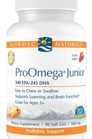 Budget ProOmega® Junior Strawberry 500mg 90 gel