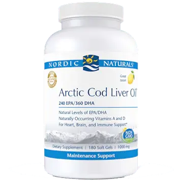 Arctic Cod Liver Oil - 180 Softgels Limited Offer