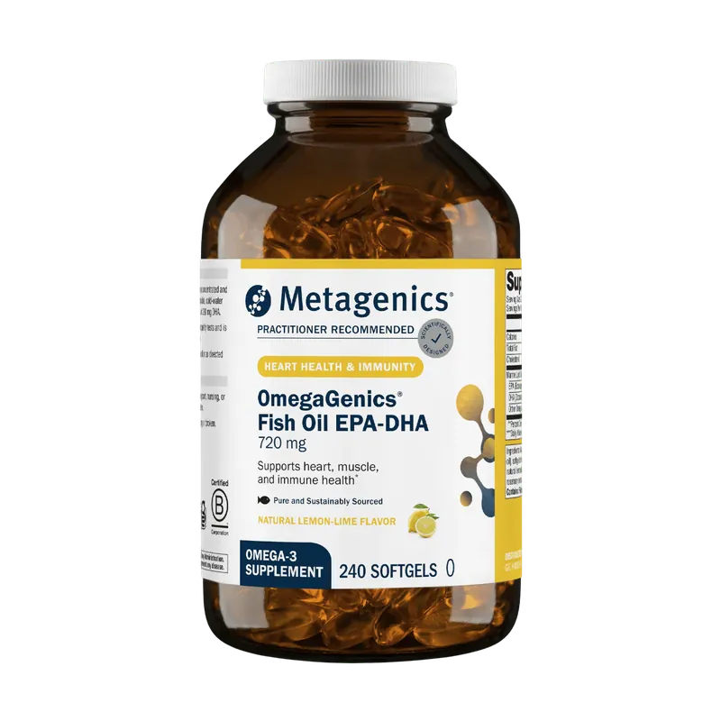 OmegaGenics® Fish Oil EPA-DHA 720 Place Order