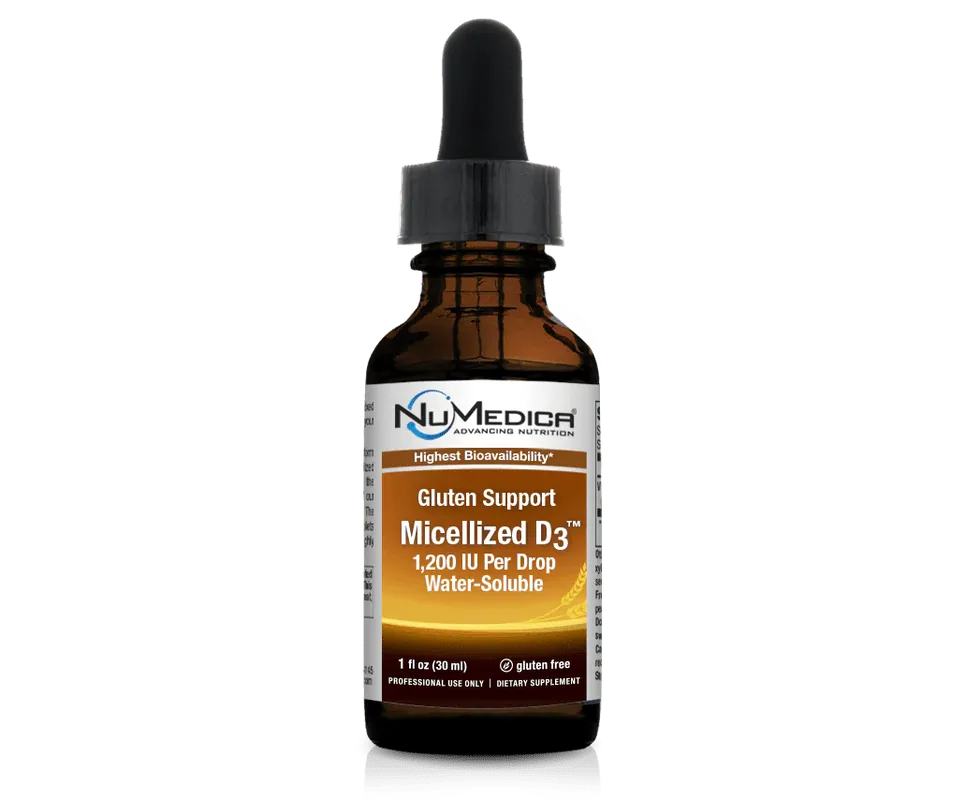 Top Pick Gluten Support Micellized D3™ 1200 - 1 Fl. OZ.