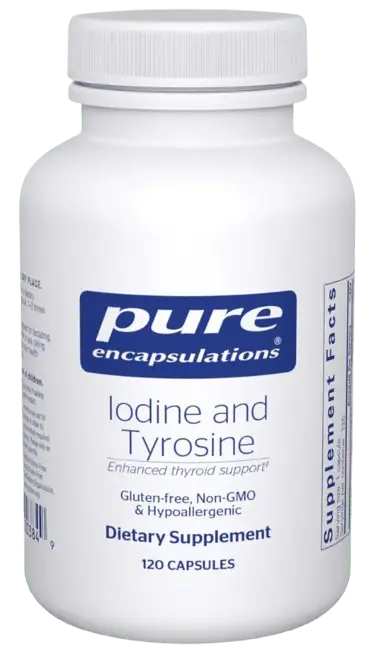 Iodine and Tyrosine - 120 Capsules Low Price