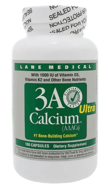 3A Calcium Ultra - 180 Capsules Latest
