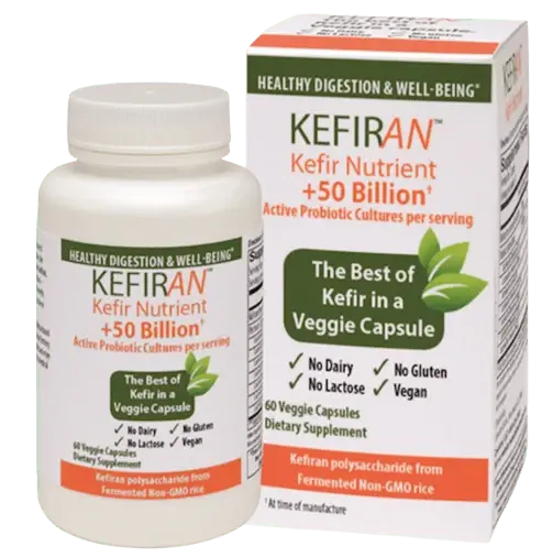 Free Returns Kefiran - 60 Capsules