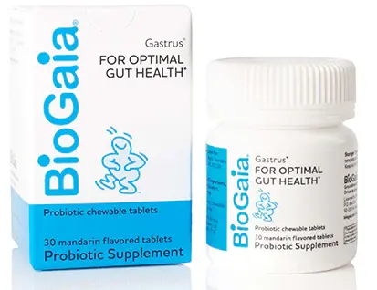 Free Returns BioGaia Gastrus - 30 Chewable Tablets