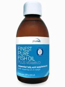 Finest Pure Fish Oil Plus Vitamin D - 6.8 fl oz Markdown