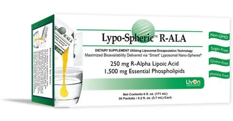 Lypo-Spheric R-ALA - 1 Box / 30 packets Last Chance