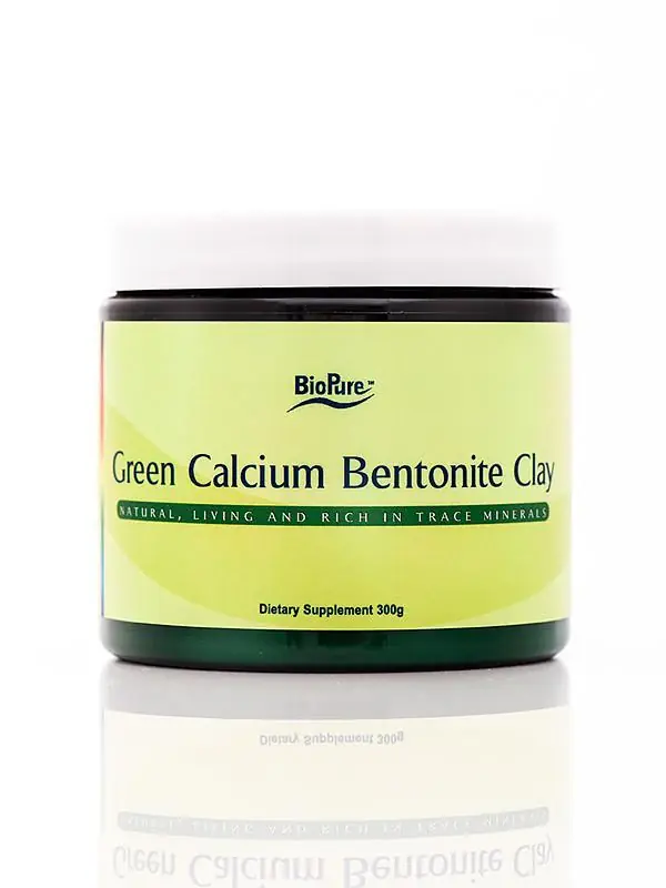 Certified Green Calcium Bentonite Clay - 300 grams
