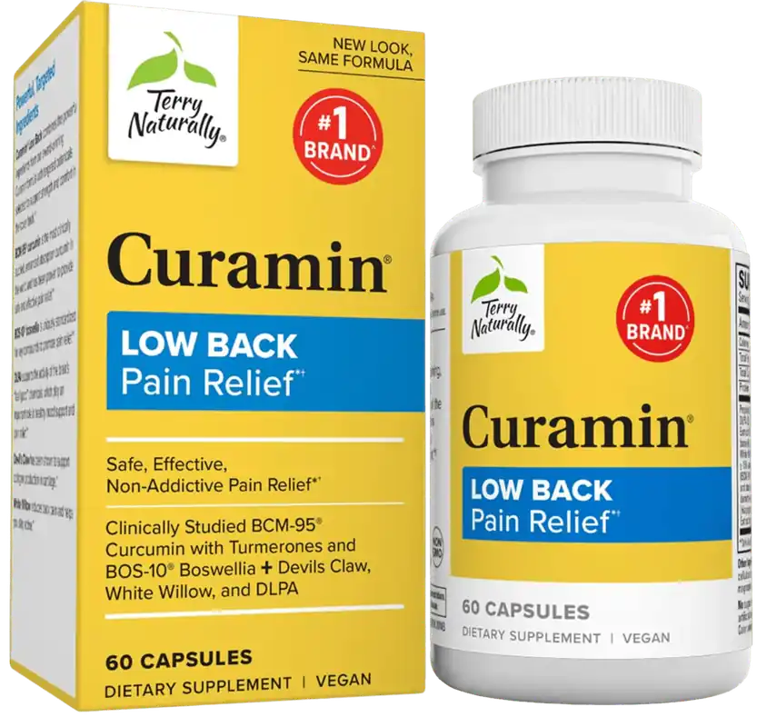 Curamin Low Back Pain - 60 Capsules Get Yours