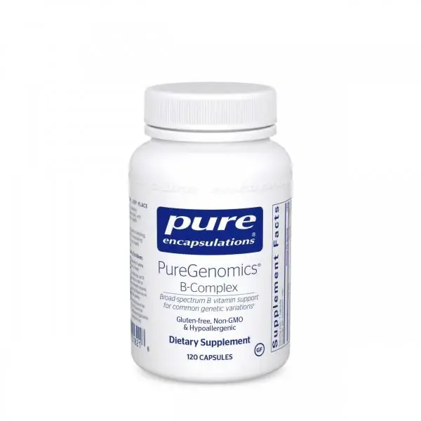 PureGenomics® B-Complex - 120 Capsules Authentic