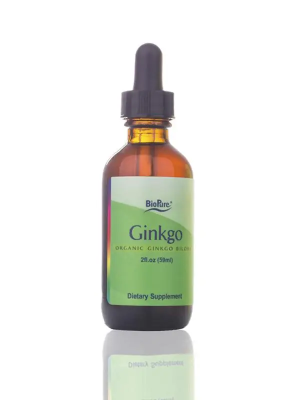 Holiday Sale Organic Ginkgo Tincture - 2 oz.