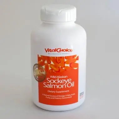 Wild Alaskan Sockeye Salmon Oil, Omega-3 1000mg - 180 Softgels Weekend Sale