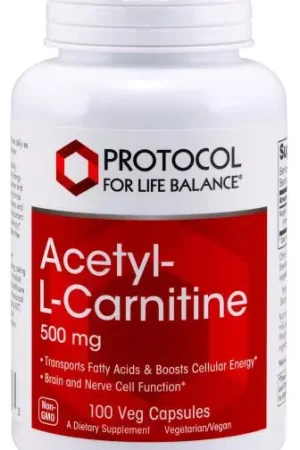 Acetyl-L-Carnitine 500mg - 100 Capsules High Quality