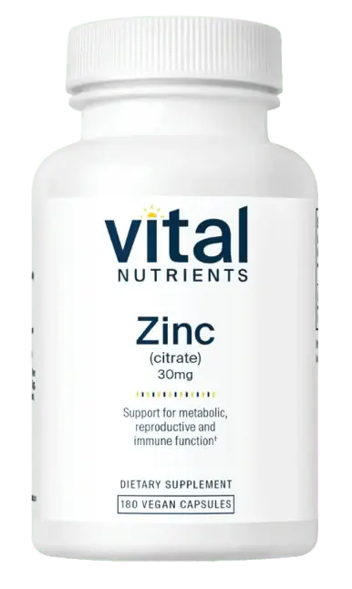 Zinc (citrate) 30 mg Direct From Factory