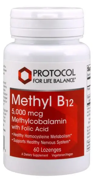 Affordable Methyl B12 5,000mcg - 60 Lozenges