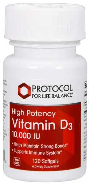 Vitamin D3 10,000 IU - 120 Softgels Fresh Stock
