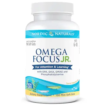 Omega Focus Junior - 120 Mini Softgels One Day Deal
