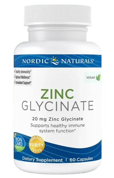 Place Order Zinc Glycinate 20 mg - 60 Capsules
