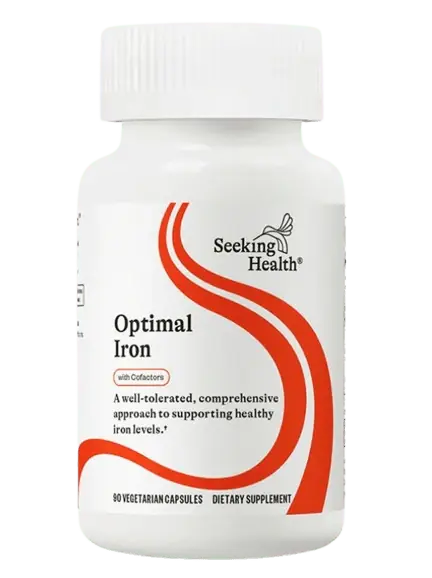 Same Day Shipping Optimal Iron with Cofactors - 90 Capsules