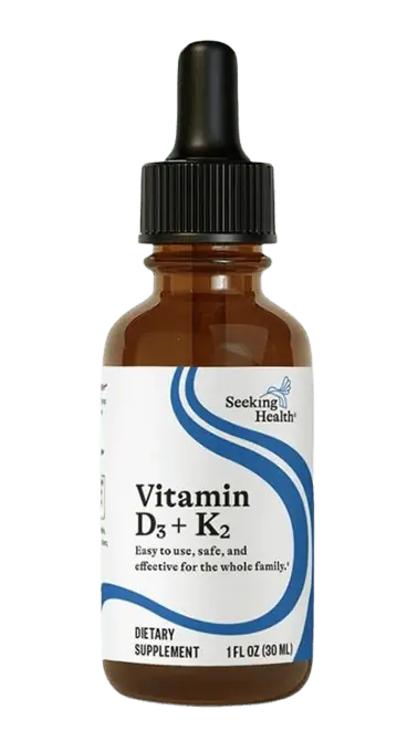 Vitamin D3 + K2 Drops - 1 fl oz Final Sale