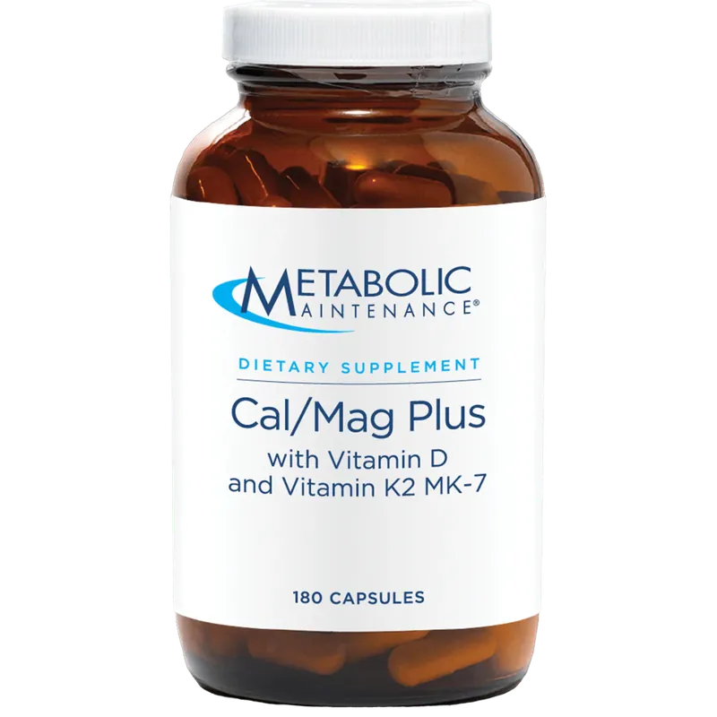 Cal/Mag Plus with Vitamin D and Vitamin K2 MK-7 - 180 Capsules Weekend Sale