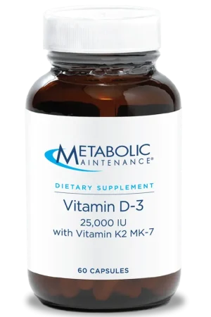 Vitamin D-3, 25,000 IU - 60 Capsules Place Order