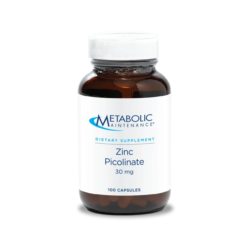 Zinc Picolinate 30 mg - 90 Capsules Authentic