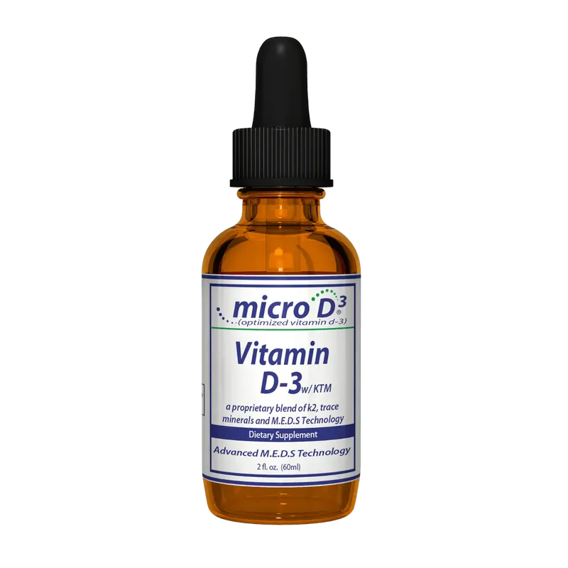 Vitamin D-3 w/ KTM - 2 fl oz Brand New