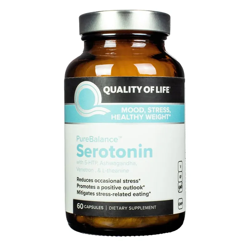 Quality of Life Pure Balance Serotonin Capsules Seasonal Sale