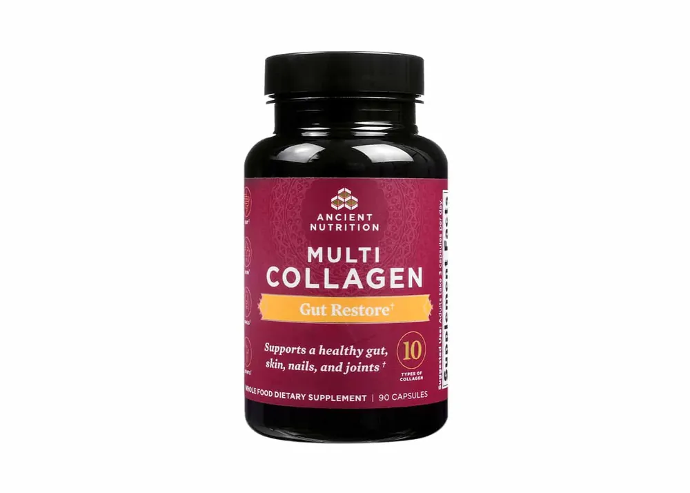 Ancient Nutrition Multi Collagen Peptides Gut Restore Capsules Fresh Stock