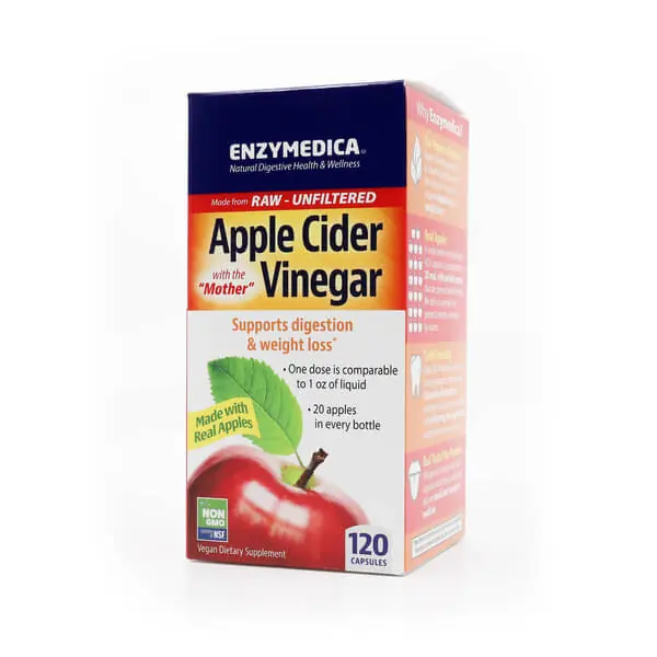 Reduced Price Enzymedica Apple Cider Vinegar Capsules