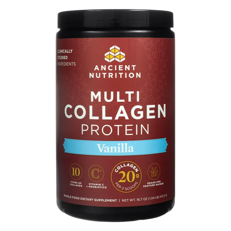 Ancient Nutrition Multi Collagen Peptides Protein Powder Vanilla Limited Offer