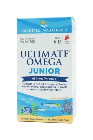Nordic Naturals Ultimate Omega Junior Mini Softgels Latest