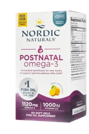 Don't Miss Out Nordic Naturals Postnatal Omega-3 Softgels