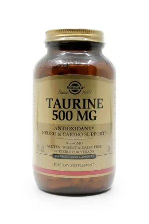 Fast Shipping Solgar Taurine 500mg Capsules