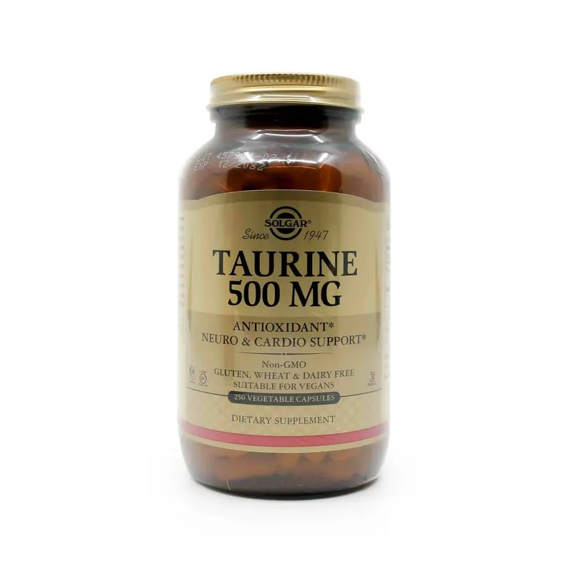 Fast Shipping Solgar Taurine 500mg Capsules