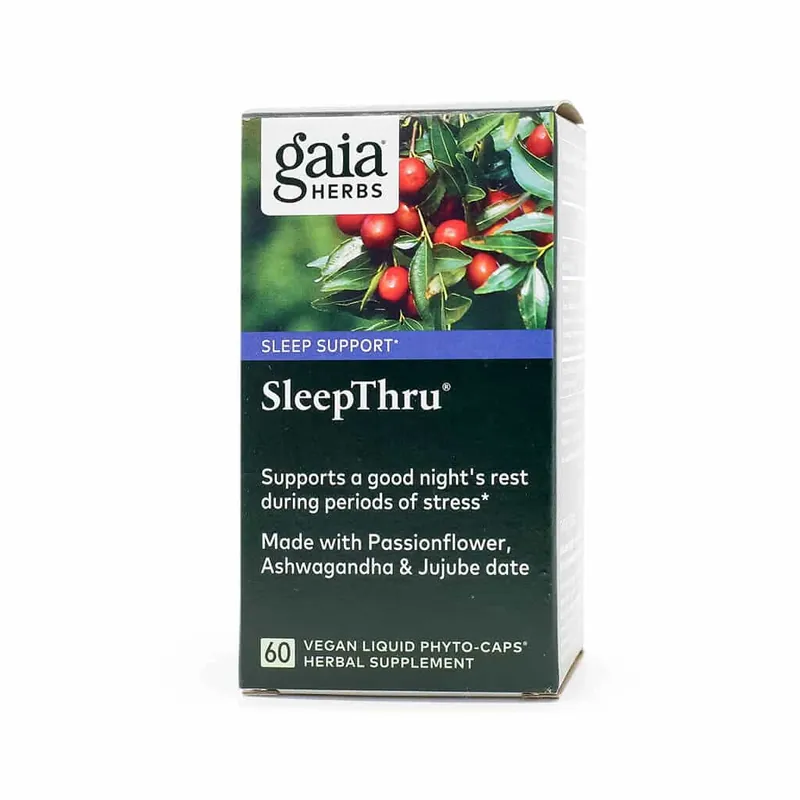 Fresh Stock Gaia Herbs SleepThru® Capsules