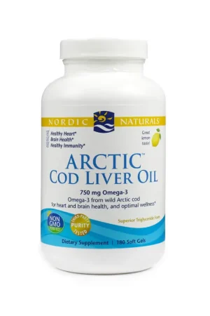 Nordic Naturals Arctic Cod Liver Oil Softgels Same Day Shipping