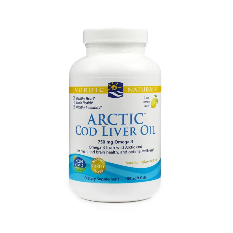 Nordic Naturals Arctic Cod Liver Oil Softgels Same Day Shipping