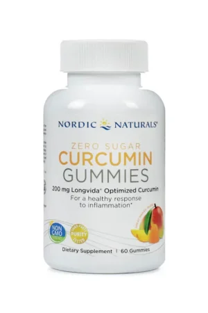 Don't Miss Out Nordic Naturals Zero Sugar Curcumin Gummies