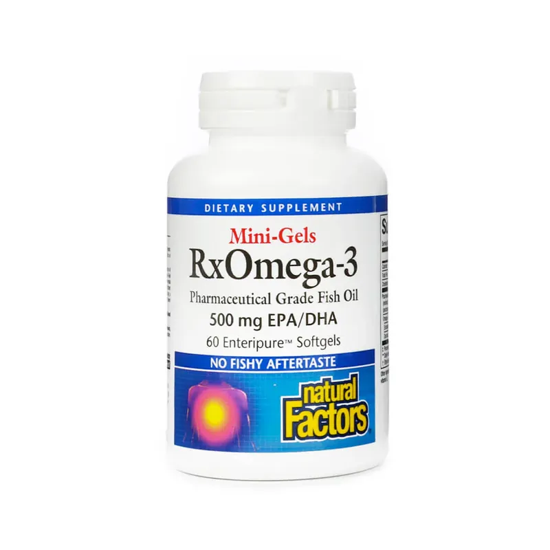 Natural Factors RXOmega-3 Mini-Gels Brand New