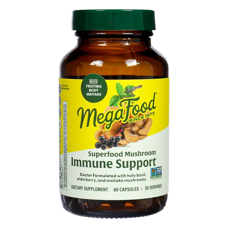 Next Day Delivery Megafood Superfood Mushroom Immune Support Capsules