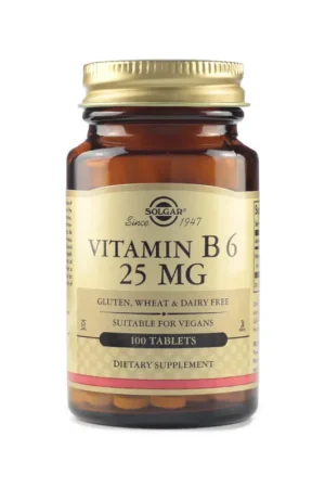Solgar Vitamin B6 25mg Tablets Best Choice