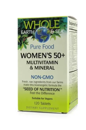 Whole Earth & Sea® Women‘s 50+ Multivitamin & Mineral Trusted Brand