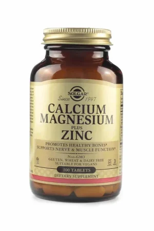 Get Yours Solgar Calcium Magnesium Plus Zinc