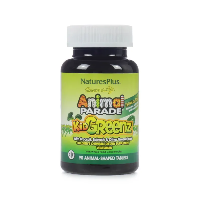 Natures Plus Animal Parade® KidGreenz® Children‘s Chewables 90 chewable tablets Last Chance