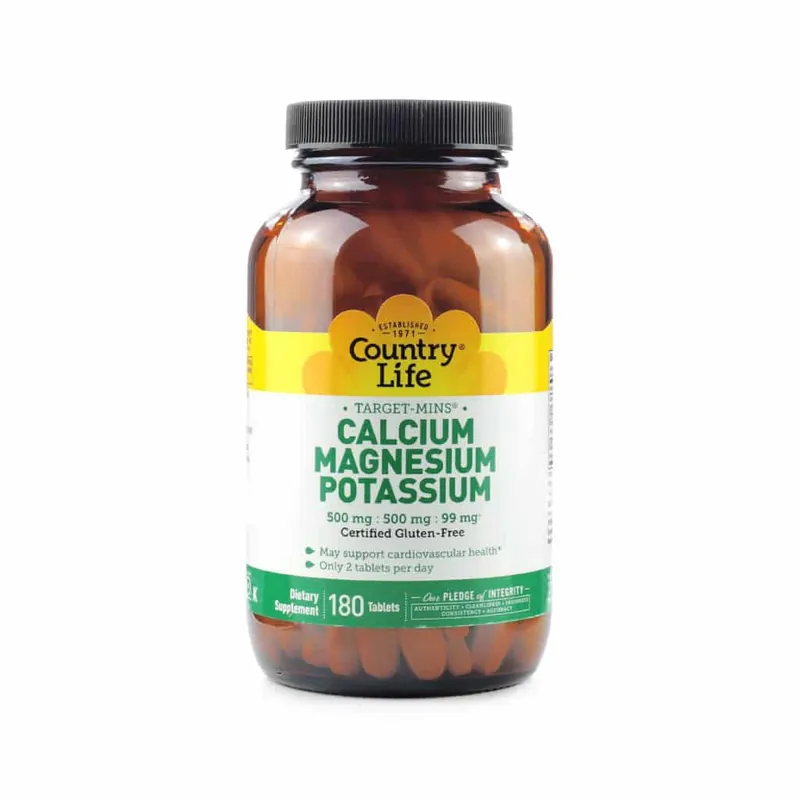 Time-Limited Country Life Calcium Magnesium Potassium