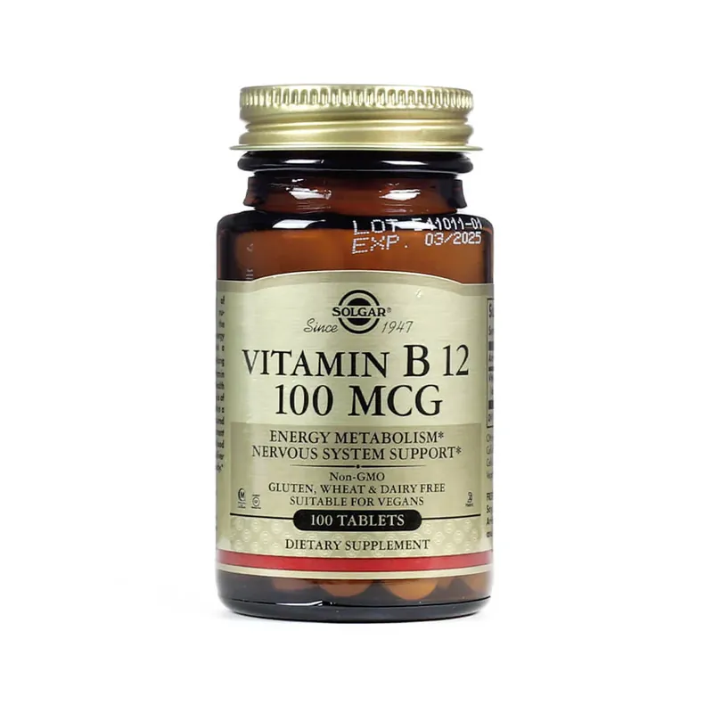 Solgar Vitamin B12 100mcg Tablets Don't Miss Out