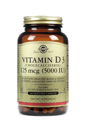 Express Delivery Solgar Vitamin D3 (Cholecalciferol) Capsules
